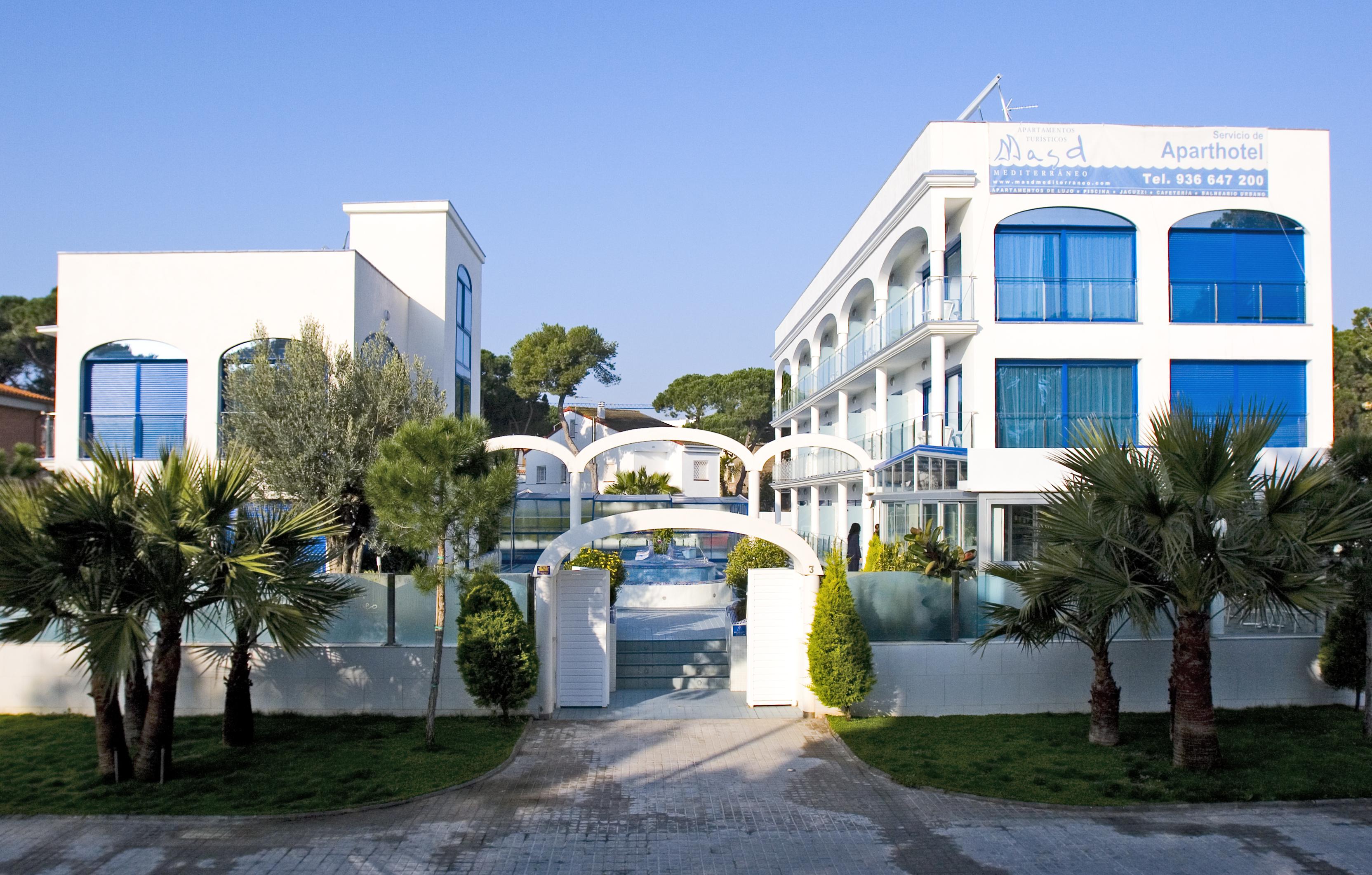马思德地中海Spa公寓式酒店 卡斯特尔德费尔斯 外观 照片